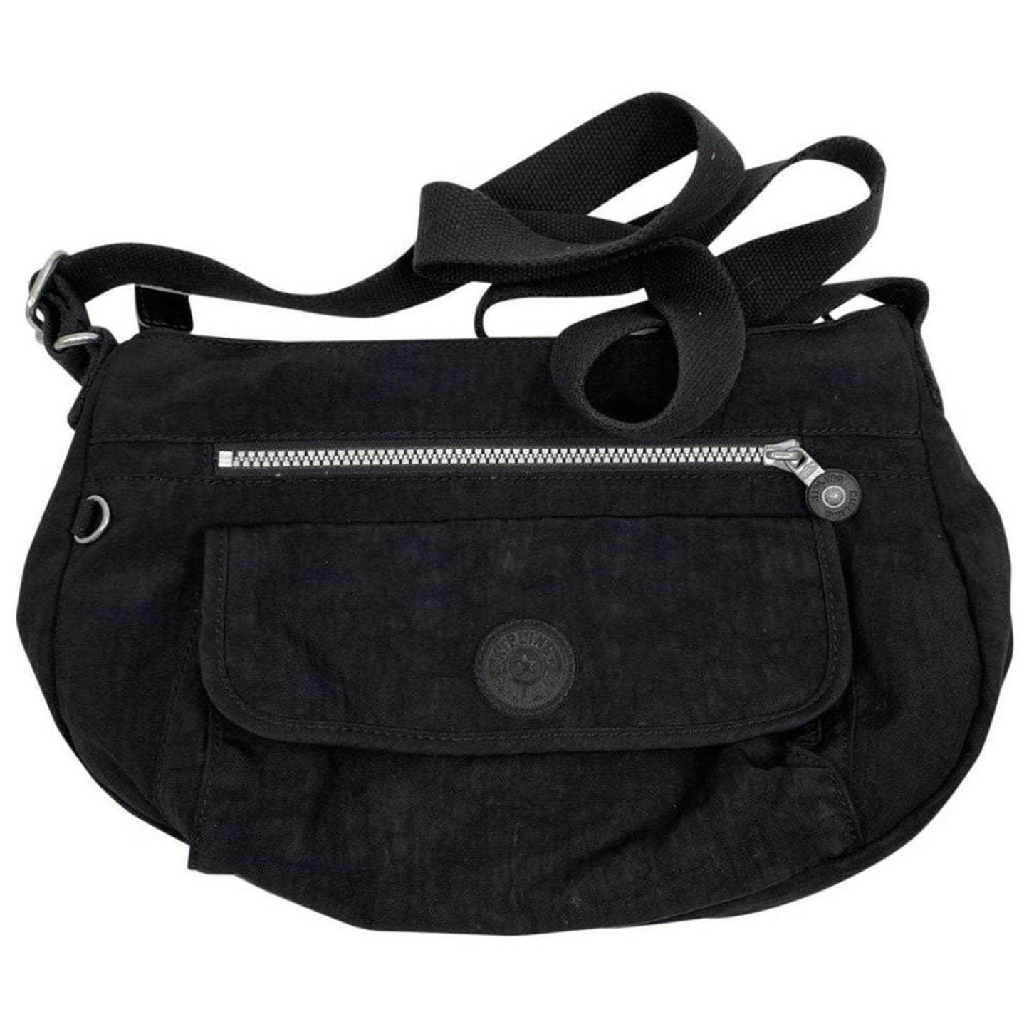 Kipling Black Nylon Mini Crossbody Bag