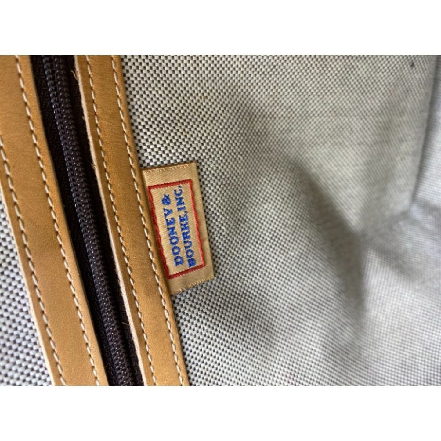 DOONEY & BOURKE Shoulder Tote Bag Customized Tan