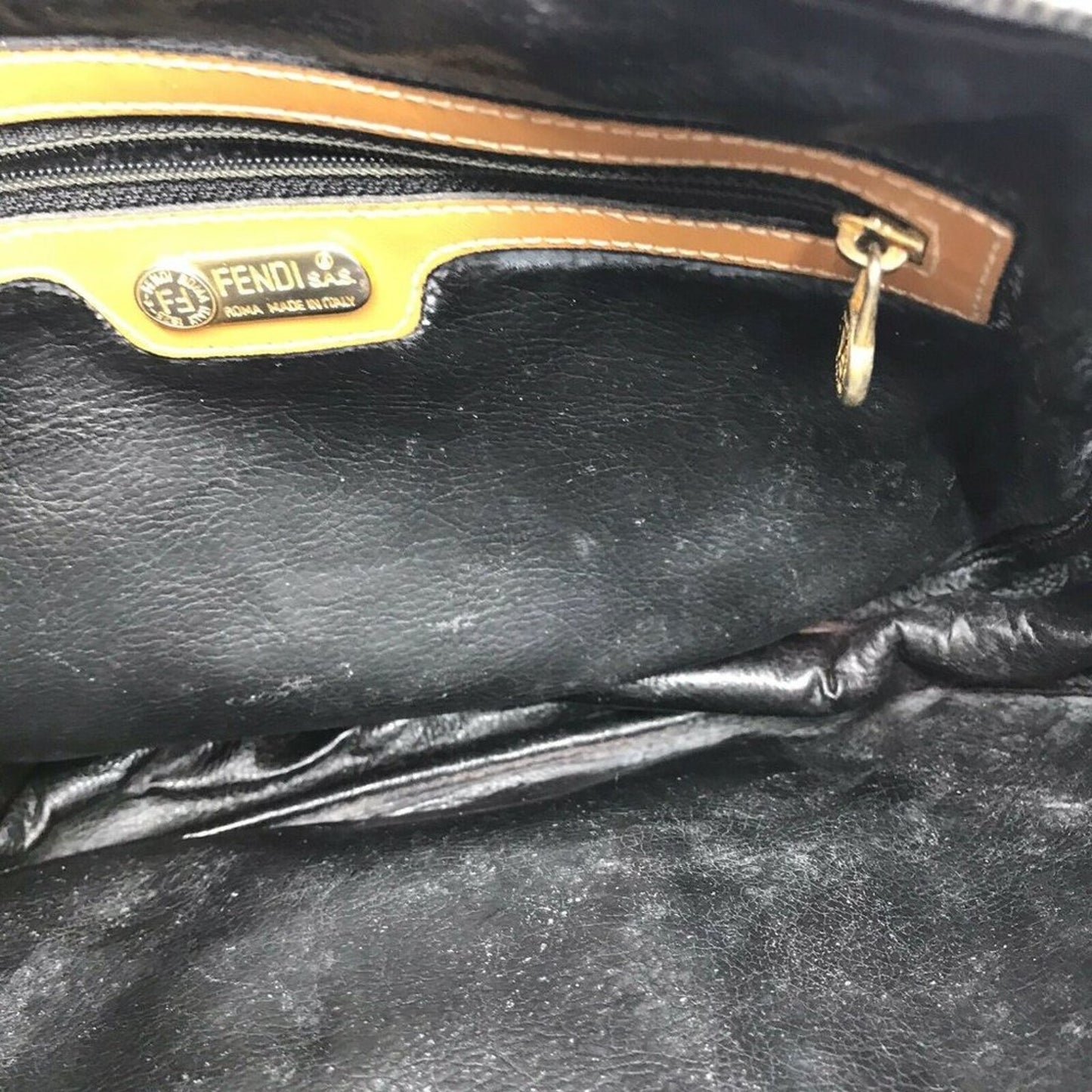 Fendi Vintage Bag Customized w/ Bow and Dog