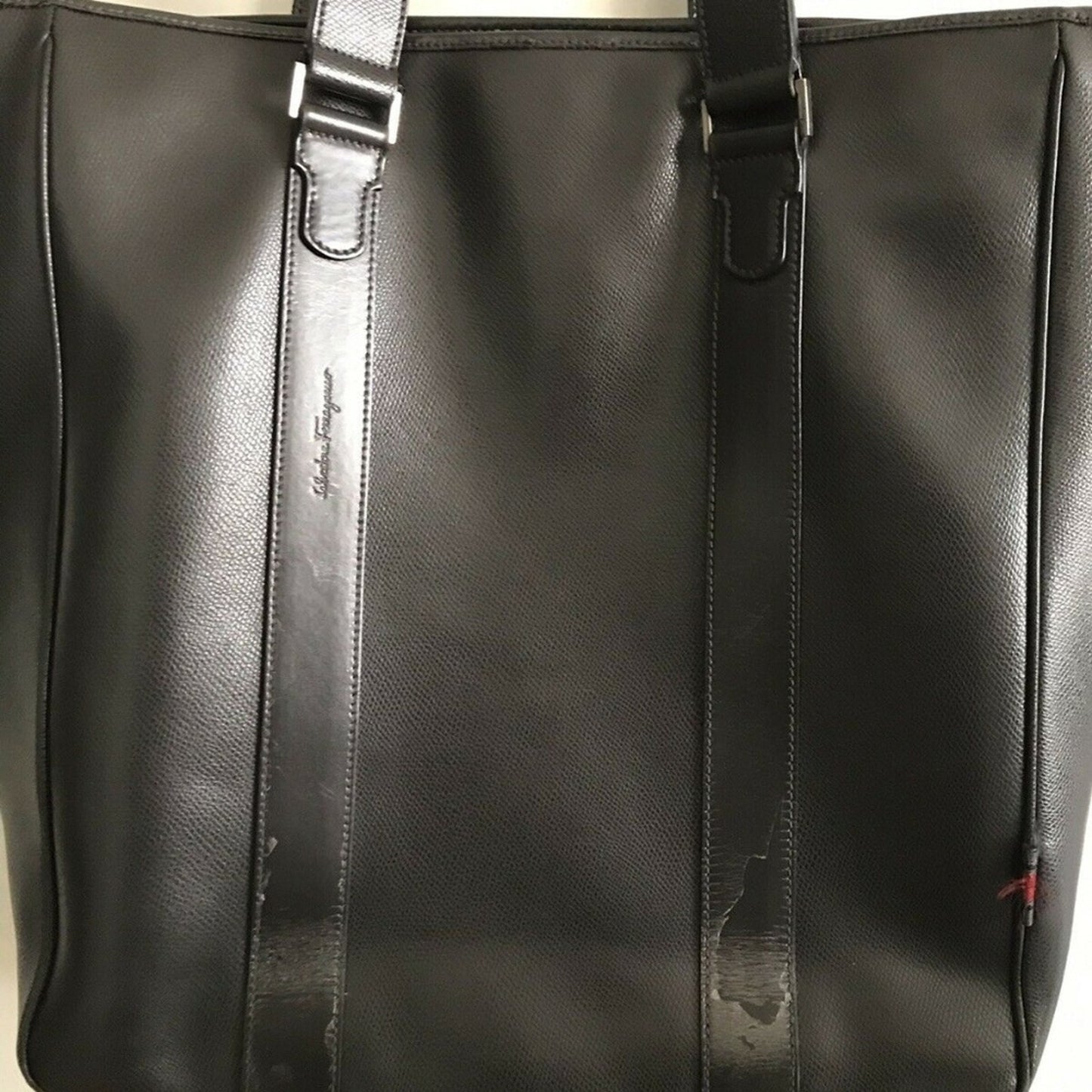 Salvatore Ferragamo Unisex Brown Leather Tote