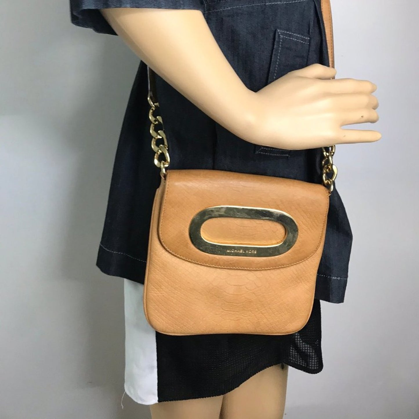 Michael Kors Brown Small Leather CrossBody Bag