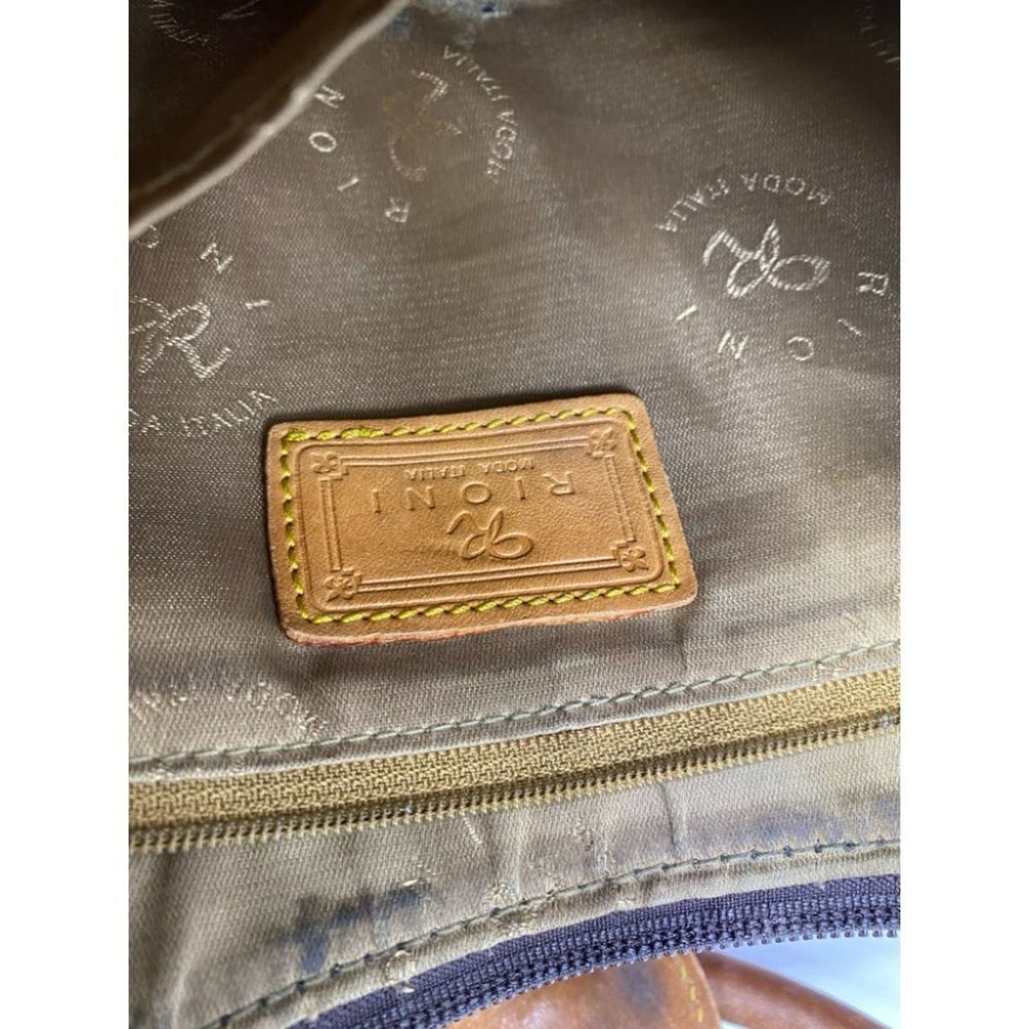 Vintage Rioni Brown Handbag