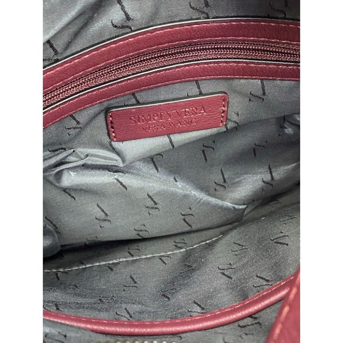 Simply Vera Vera Wang Red Medium Crossbody Bag