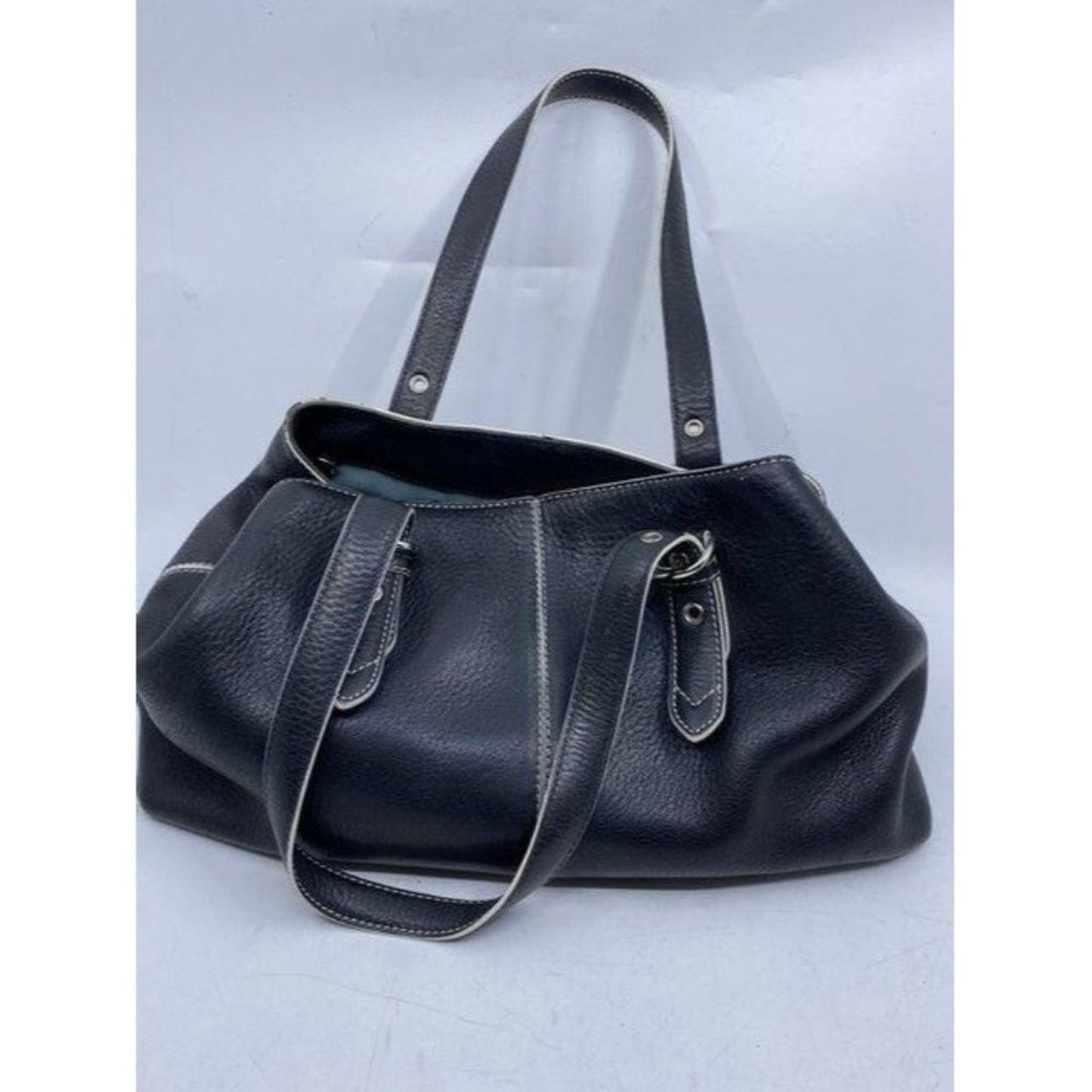 Cole Haan black leather shoulder bag
