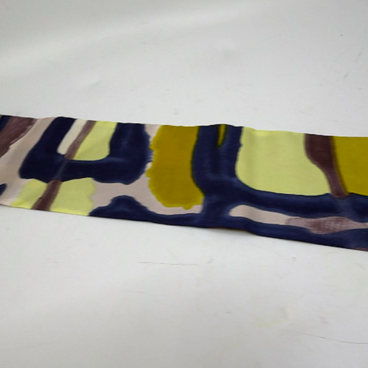 Marni Abstract Print Blue Silk Scarf