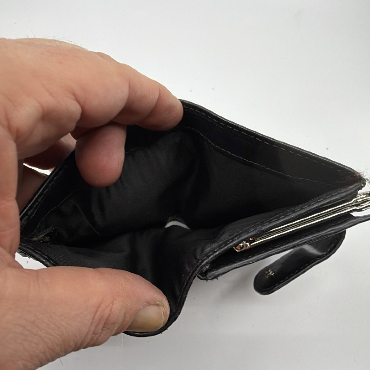 Coach Signature Embossed Black Patent Leather Wallet