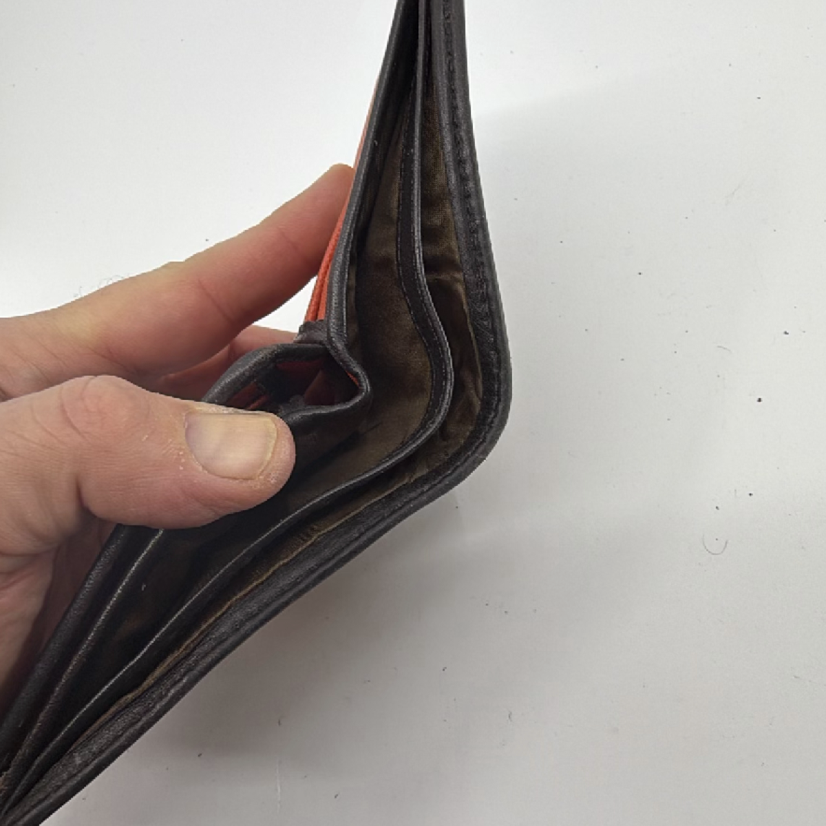 Coach Signature Stripe Brown Coated Canvas Wallet