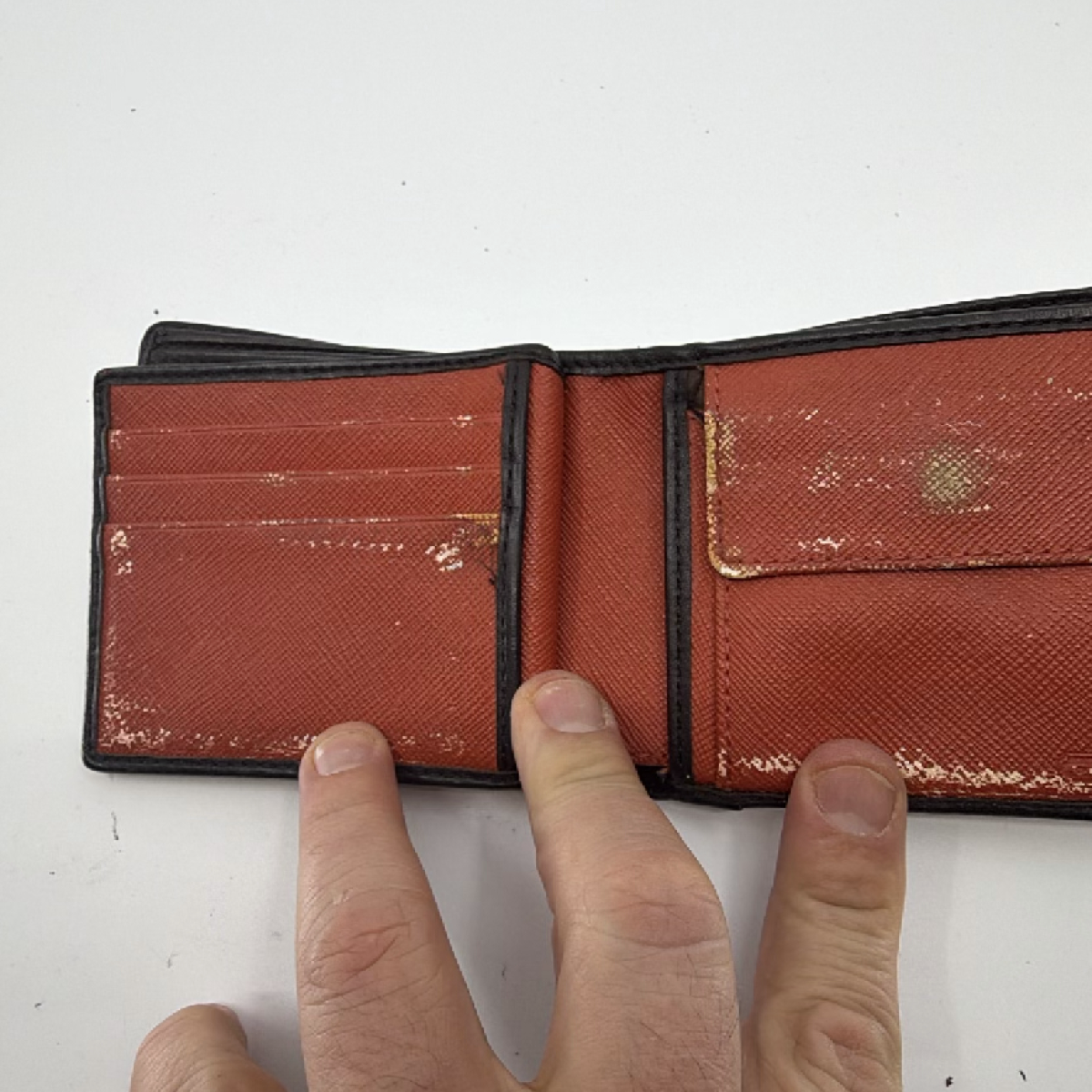 Coach Signature Stripe Brown Coated Canvas Wallet