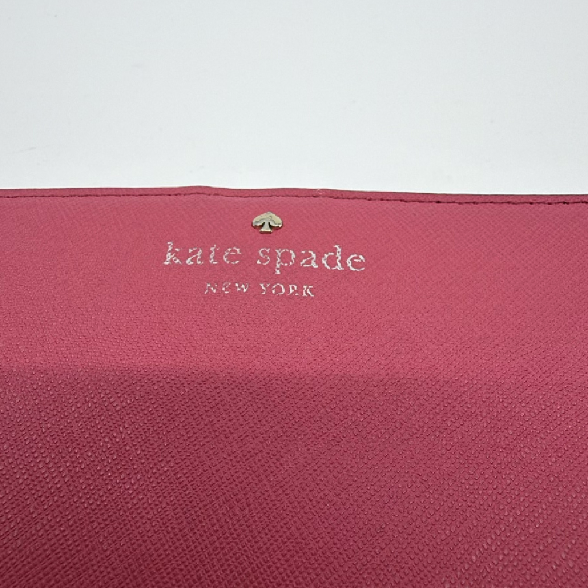 Kate Spade Continental Pink Saffiano Leather Wallet