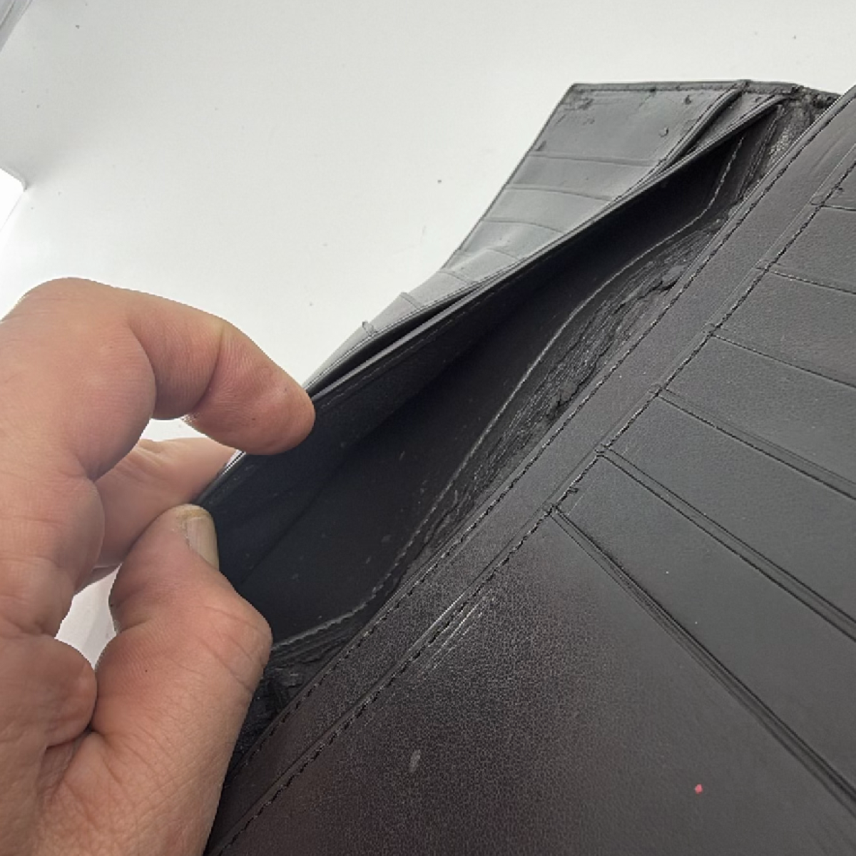 Coach Billfold Black Signature Coated Canvas Wallet