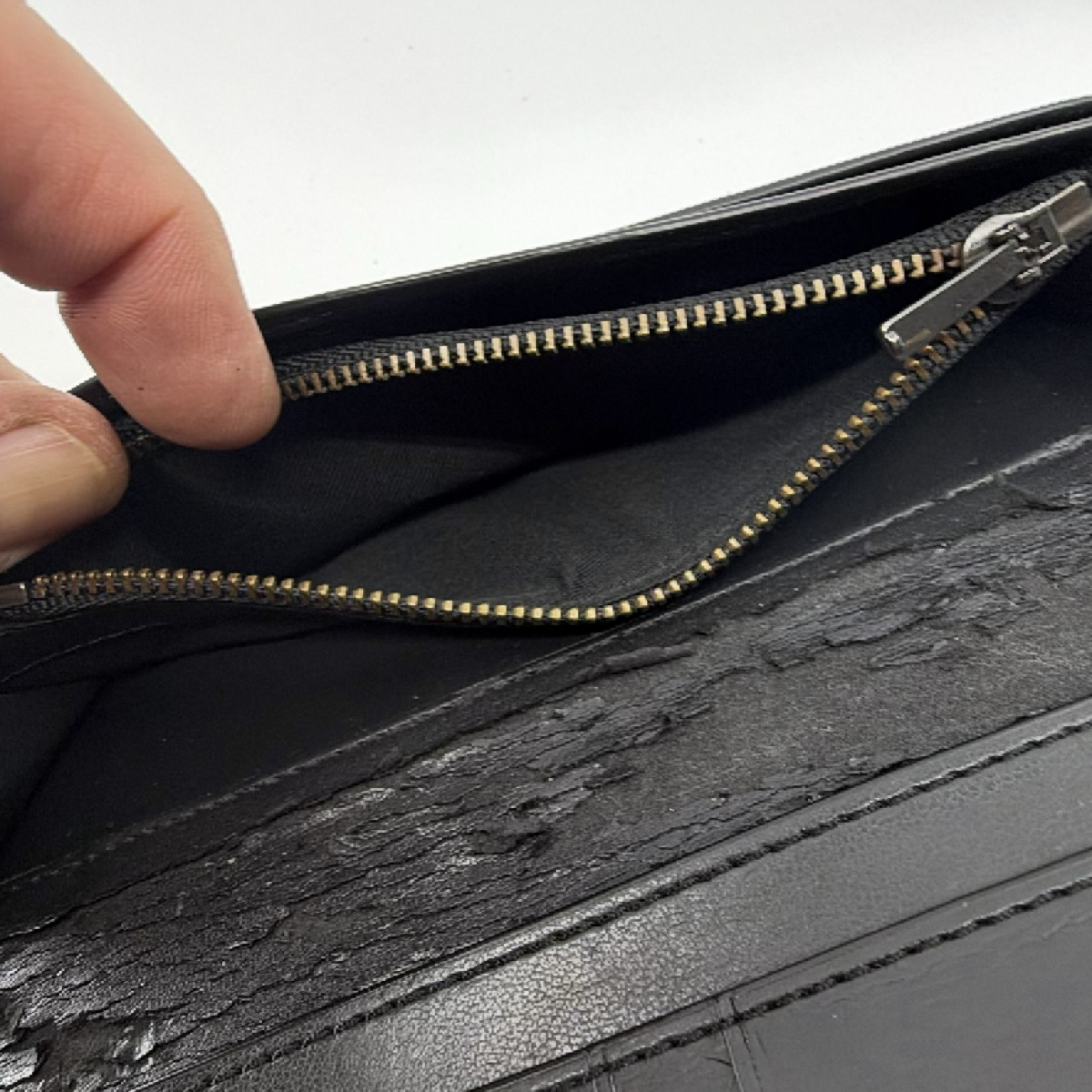Coach Billfold Black Signature Coated Canvas Wallet