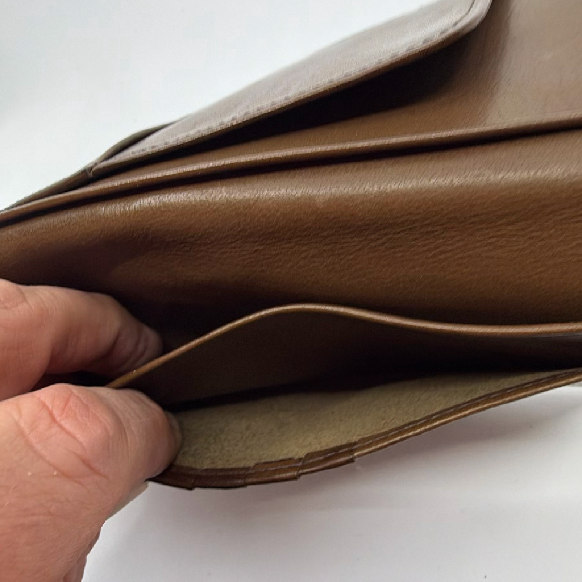 Coach Billfold Brown Leather Wallet