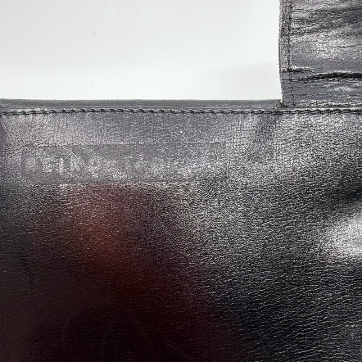 Celine Sulky Continental Flap Black Macadam Canvas Wallet