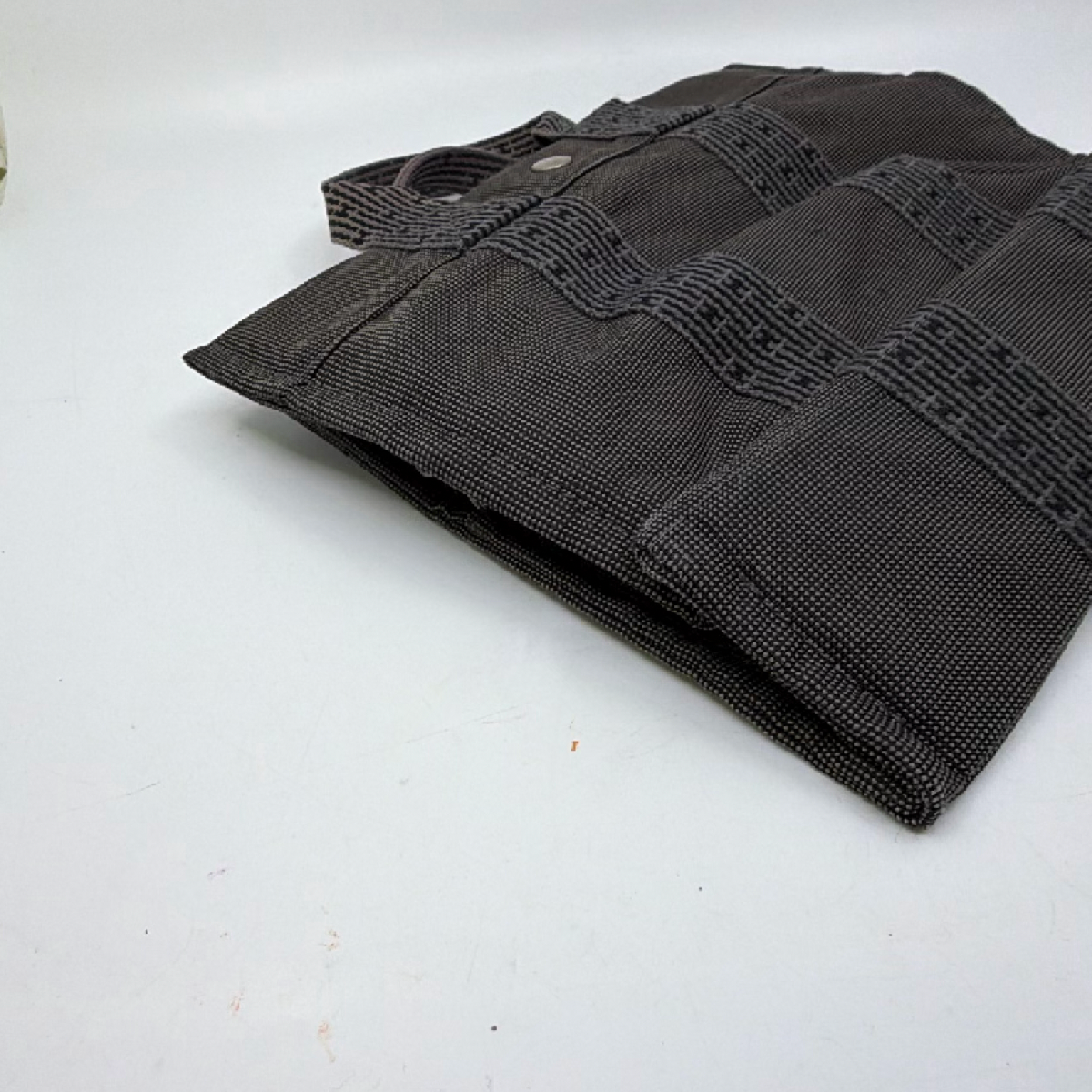 Hermès Fourre Tout Cabas Black Canvas Tote Bag