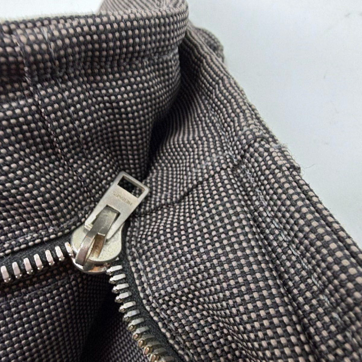 Hermès Herbag Cabas Grey Canvas Tote Bag