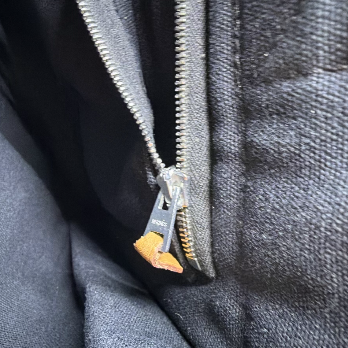 Hermès Herbag Cabas Black Canvas Tote Bag