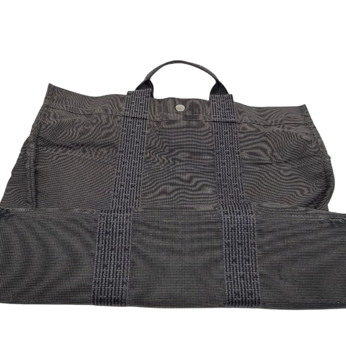 Hermès Garden Party Grey Canvas Tote Bag