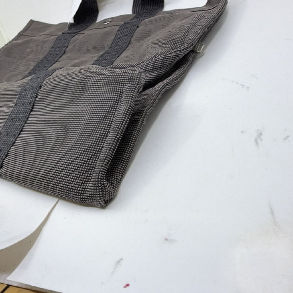 Hermès Garden Party Gray Toile H Canvas Tote Bag