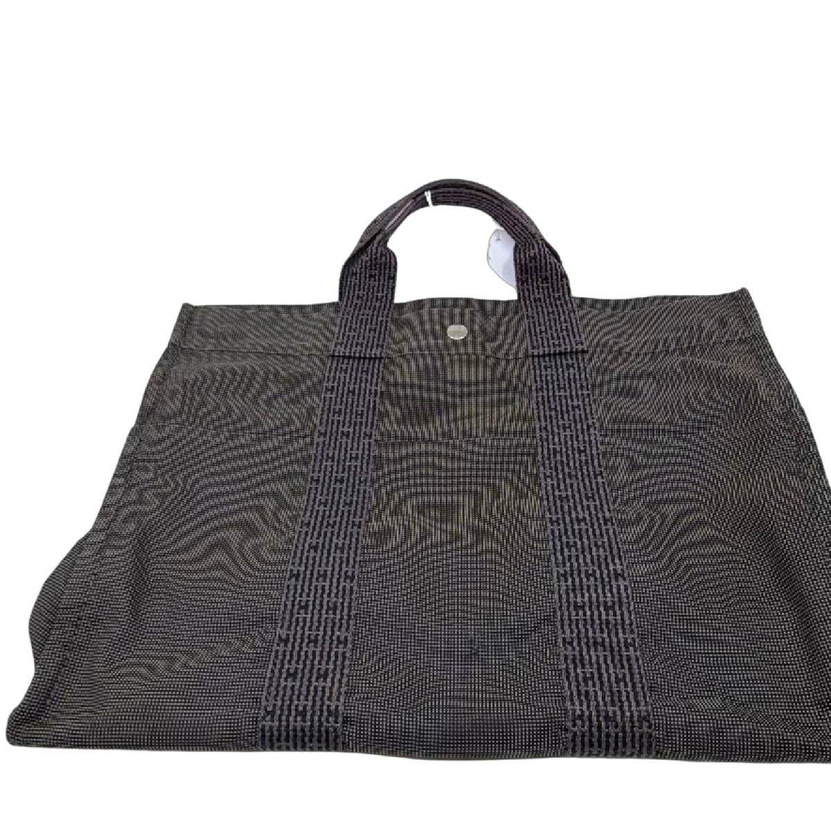 Hermès Fourre Tout Gray Canvas Tote Bag