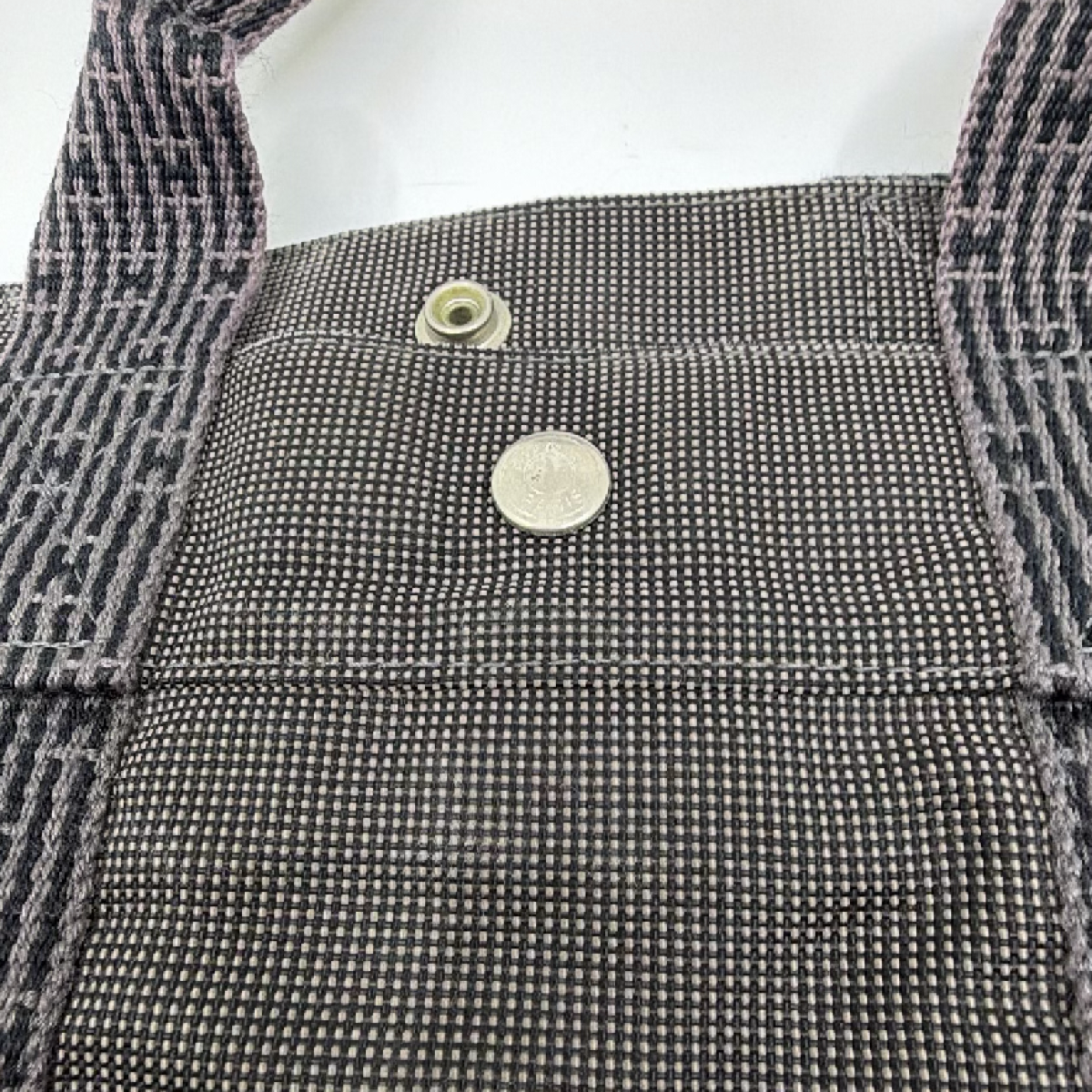 Hermès Herbag Cabas Blue Canvas Tote Bag