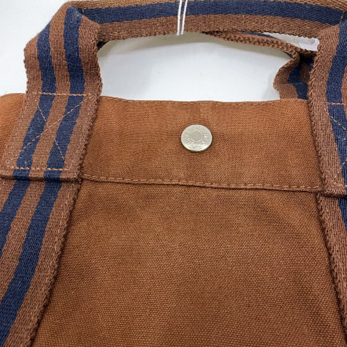 Hermès Garden Party Tote Brown Canvas Tote Bag