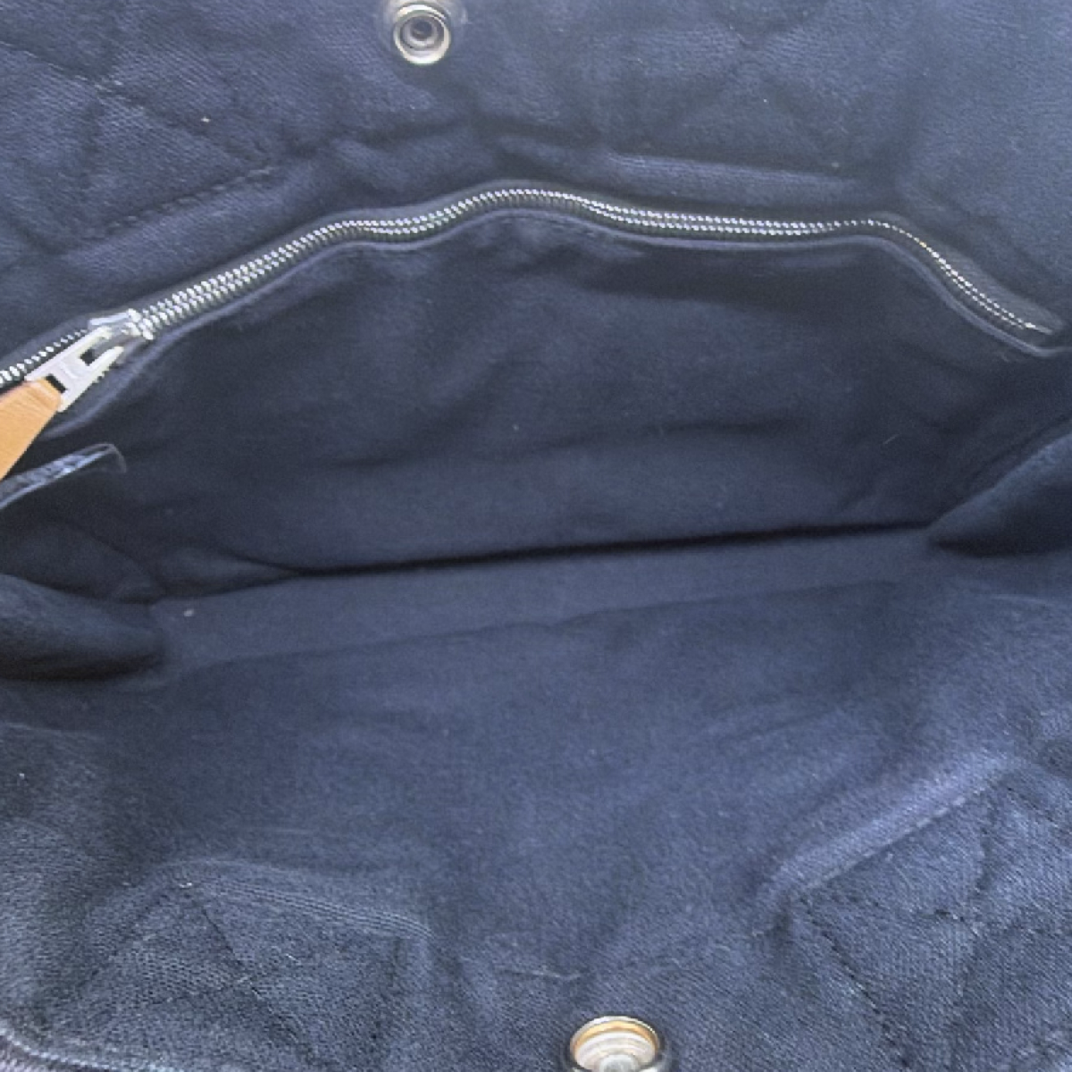 Hermès Herbag Cabas Black Canvas Tote Bag