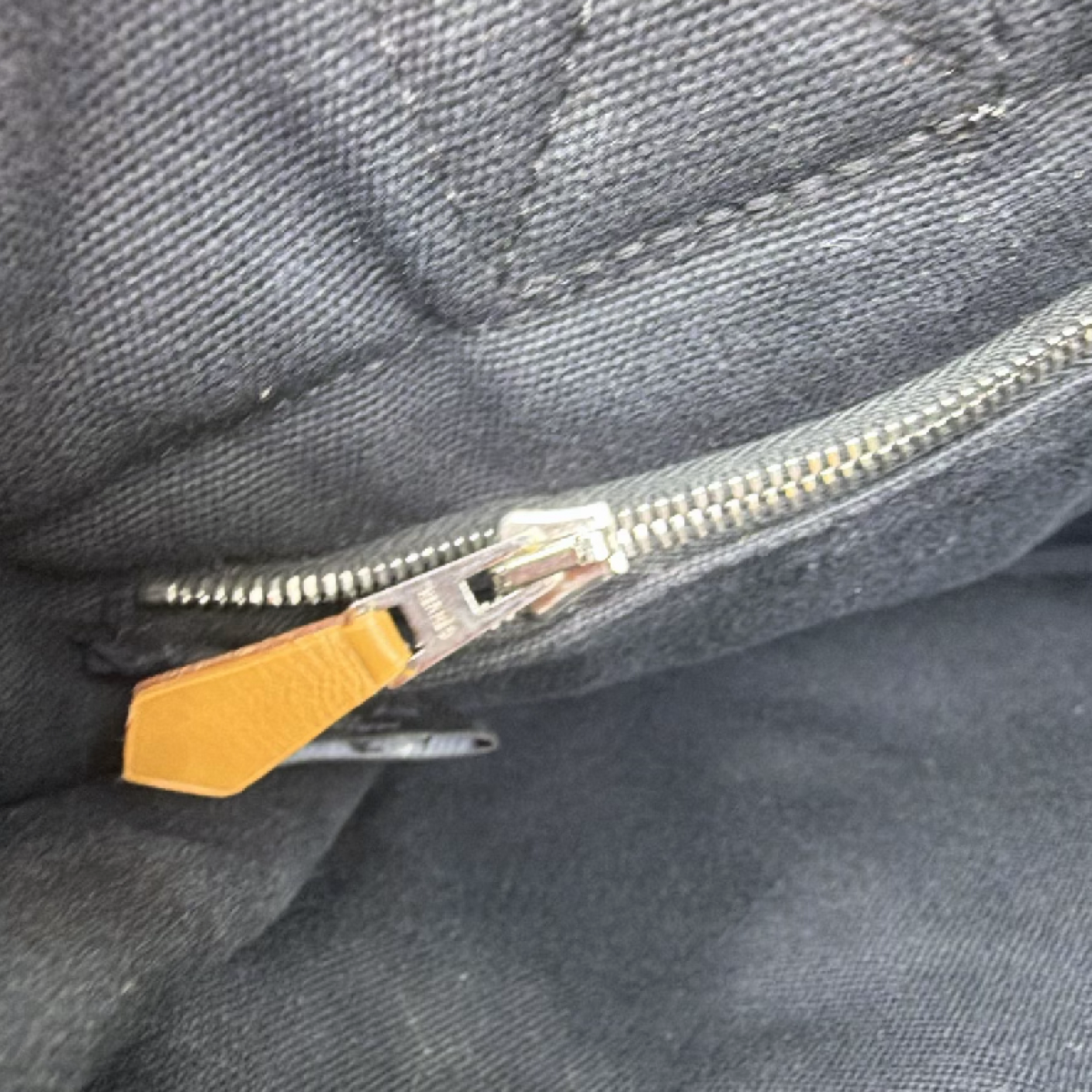 Hermès Herbag Cabas Black Canvas Tote Bag