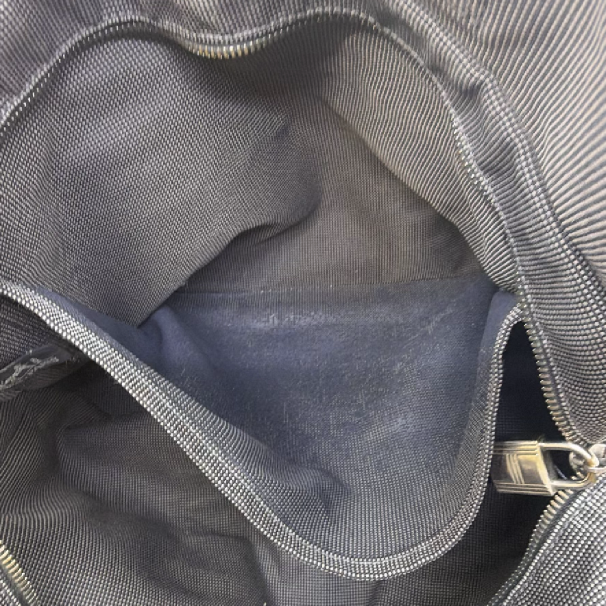 Hermès Herbag Cabas Grey Toile H Canvas Tote Bag