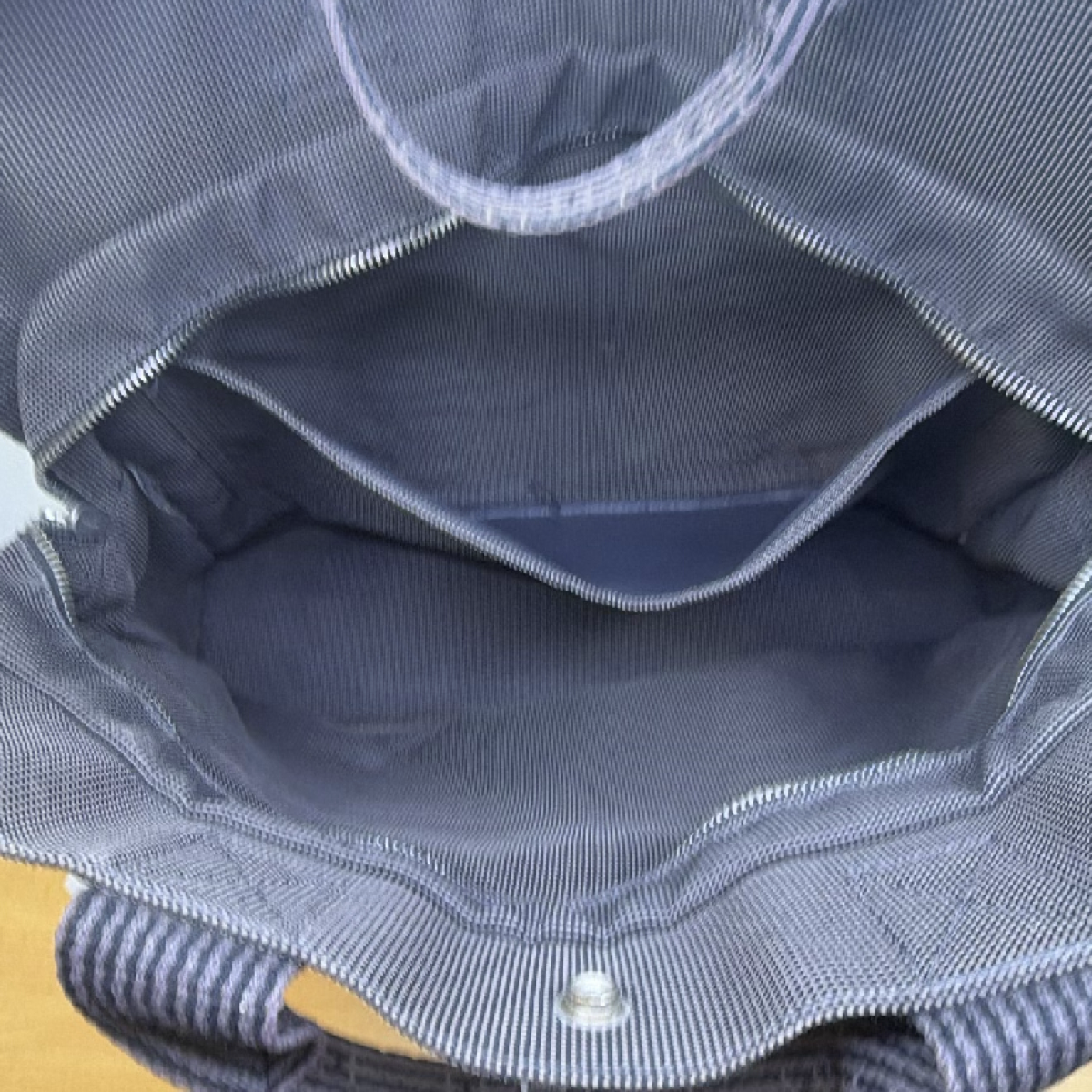 Hermès Herbag Cabas Blue Toile H Canvas Tote Bag