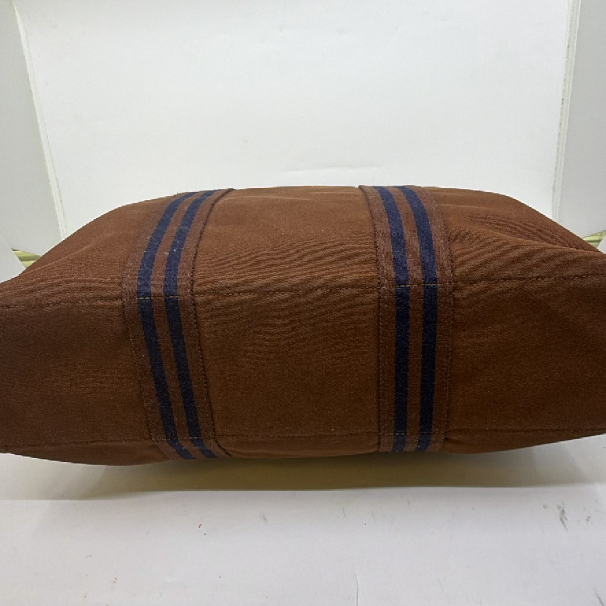 Hermès Fourre Tout Brown Canvas Tote Bag