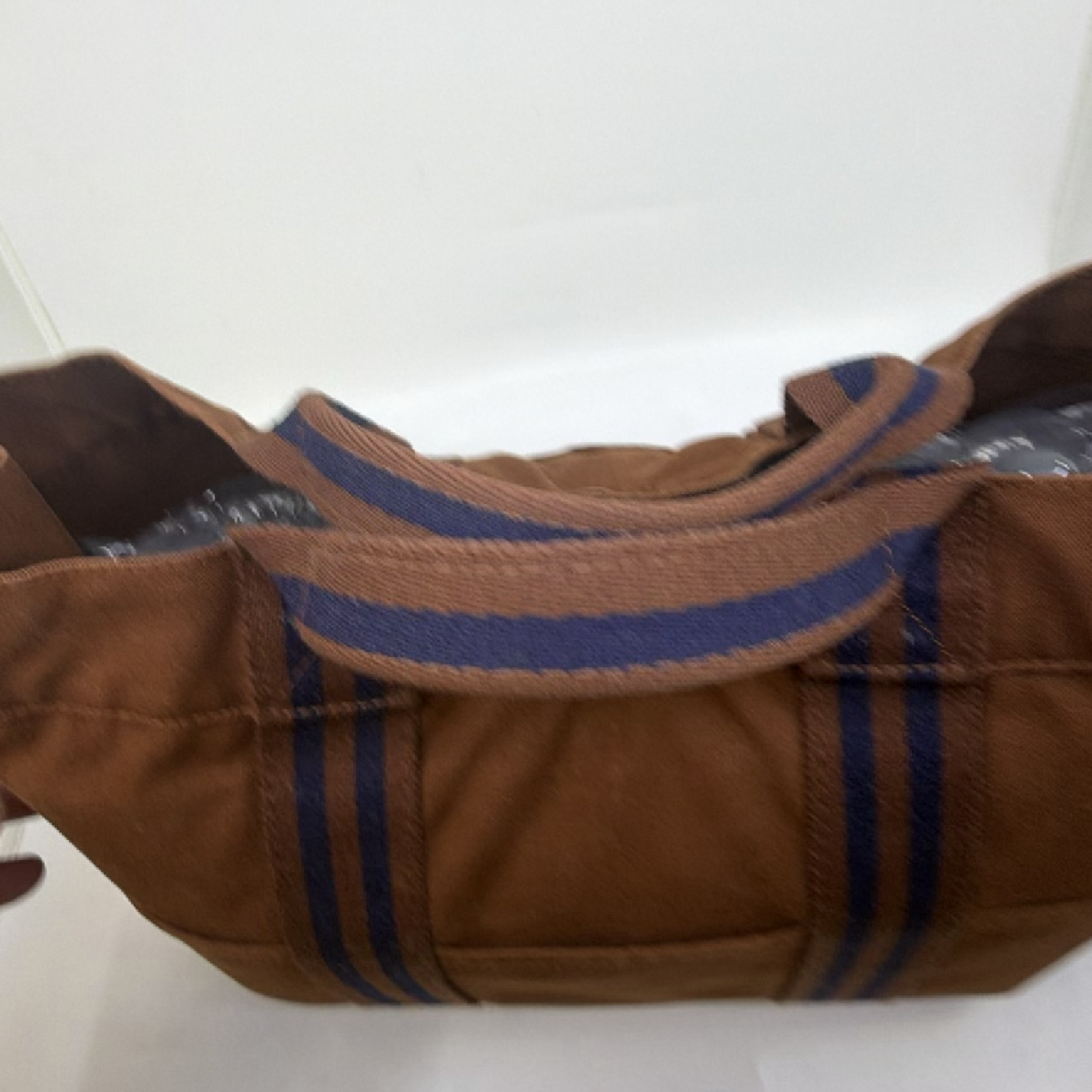 Hermès Fourre Tout Brown Canvas Tote Bag