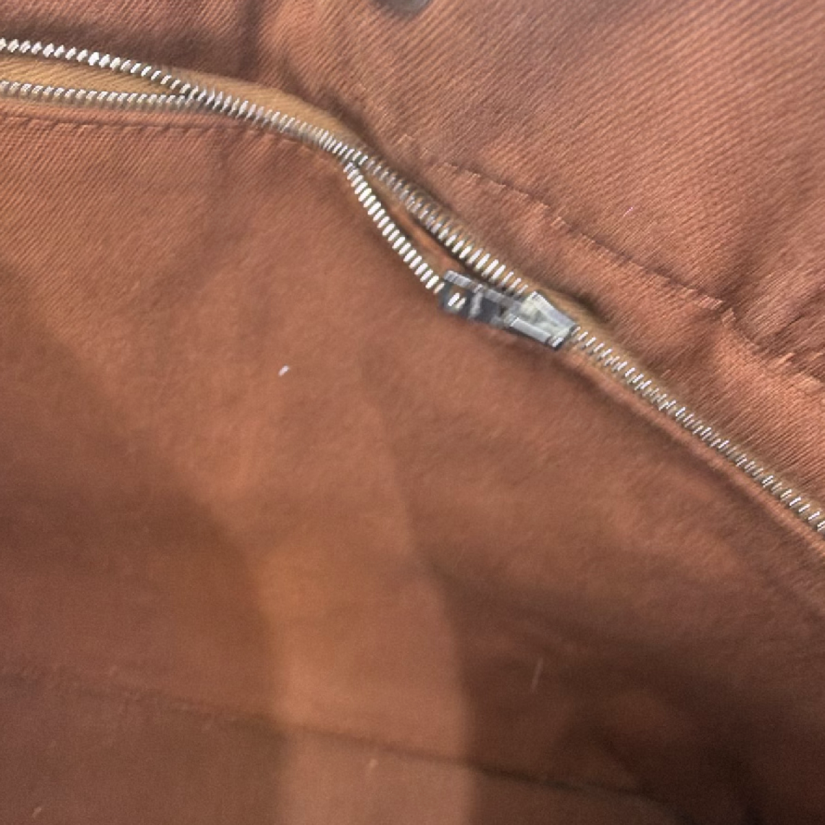 Hermès Fourre Tout Brown Canvas Tote Bag