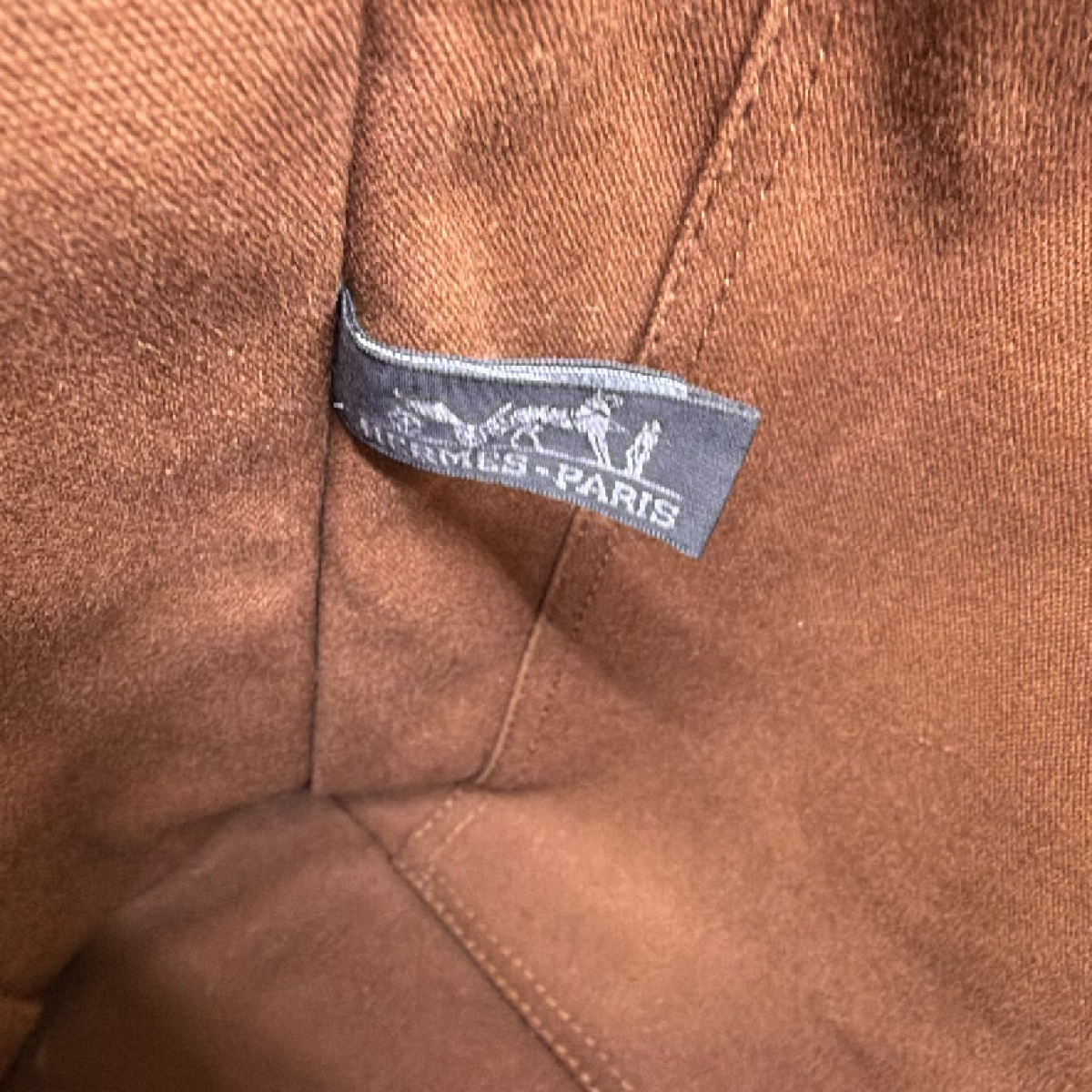 Hermès Fourre Tout Brown Canvas Tote Bag