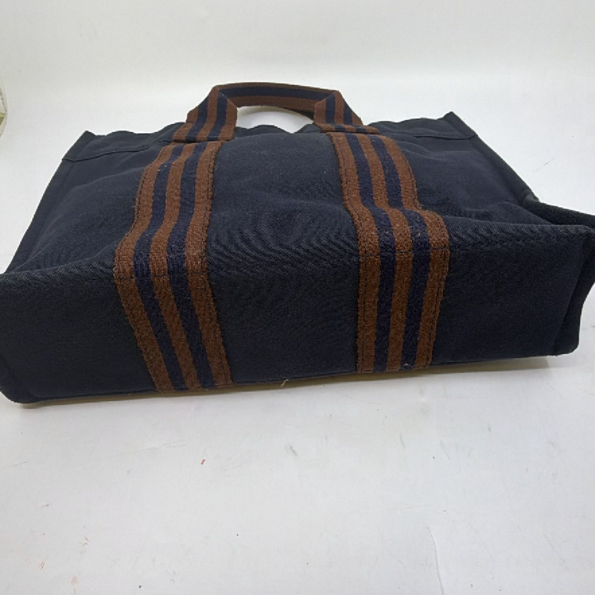 Hermès Fourre Tout Blue Canvas PM Tote Bag