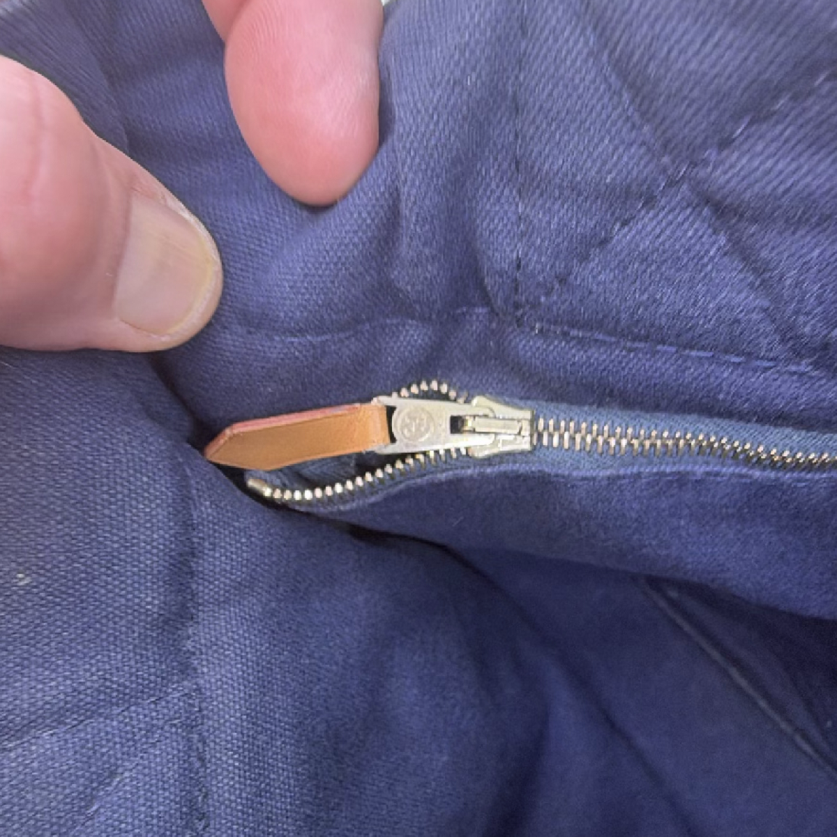 Hermès Fourre Tout Blue Canvas PM Tote Bag