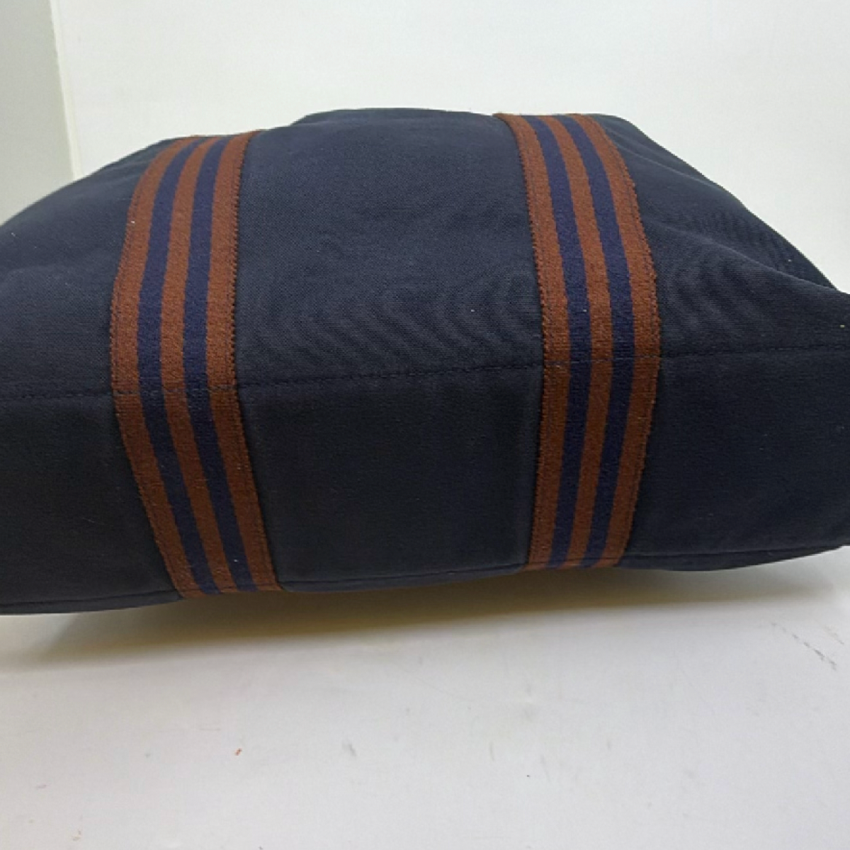 Hermès Herbag Cabas Blue Canvas Tote Bag