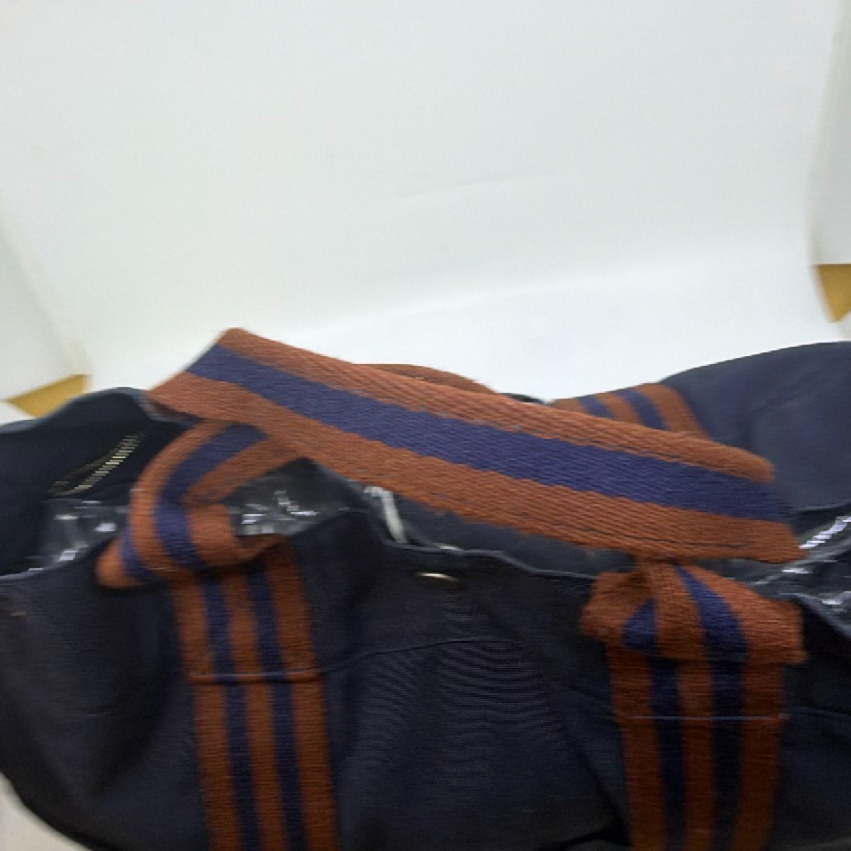 Hermès Herbag Cabas Blue Canvas Tote Bag