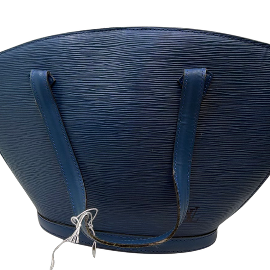 Louis Vuitton Saint Jacques Blue Epi Leather Handbag