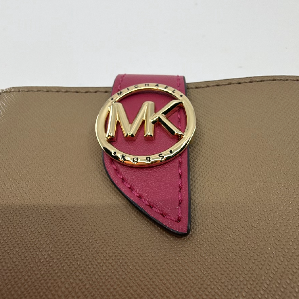Michael Kors Greenwich XS Accordion Card Case Brown Leather