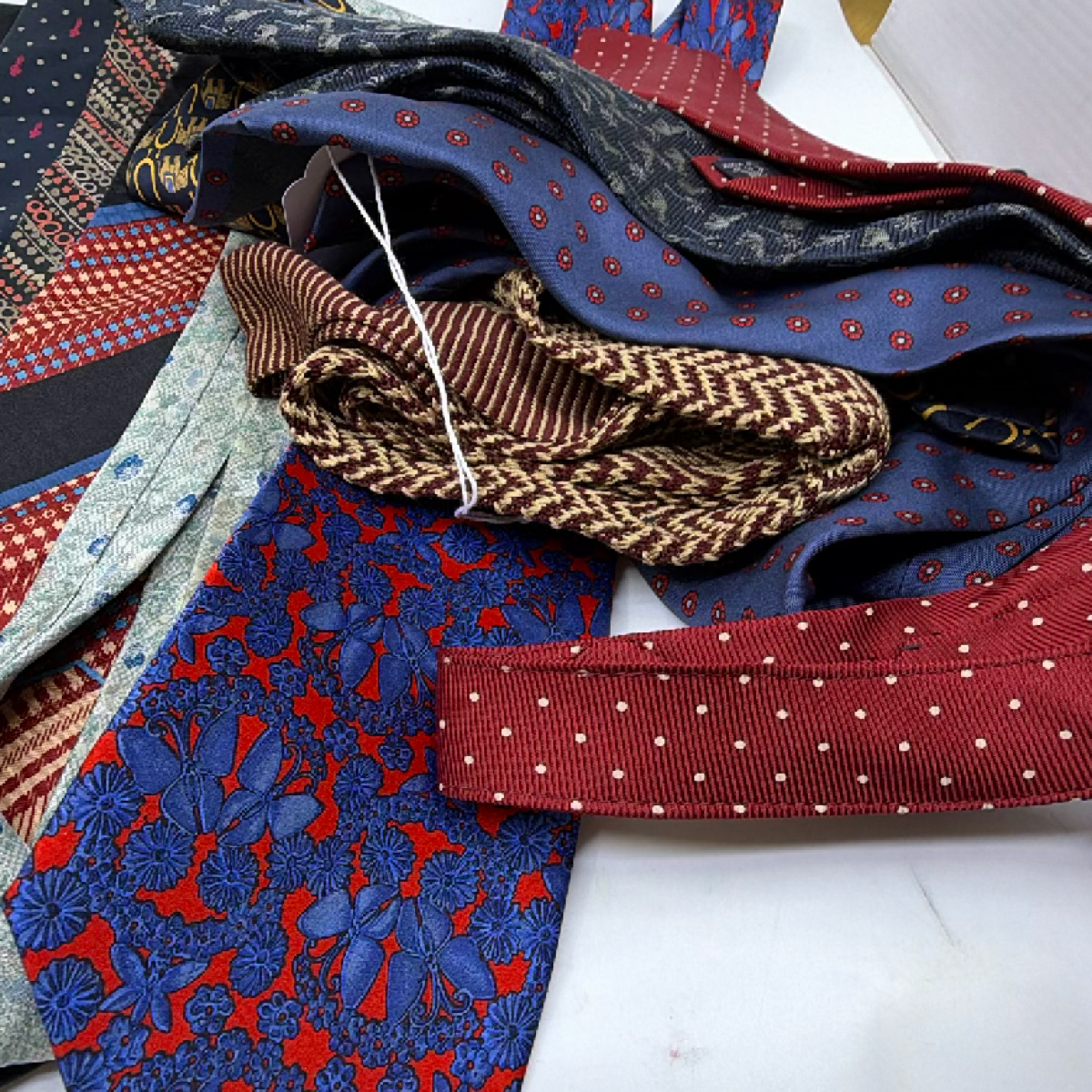 Valentino Patterned Multi Silk Necktie