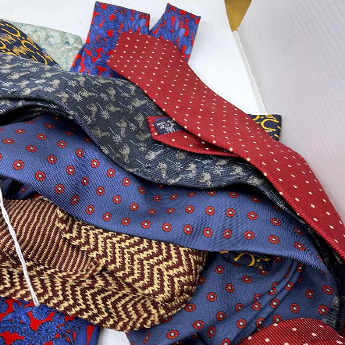 Valentino Patterned Multi Silk Necktie