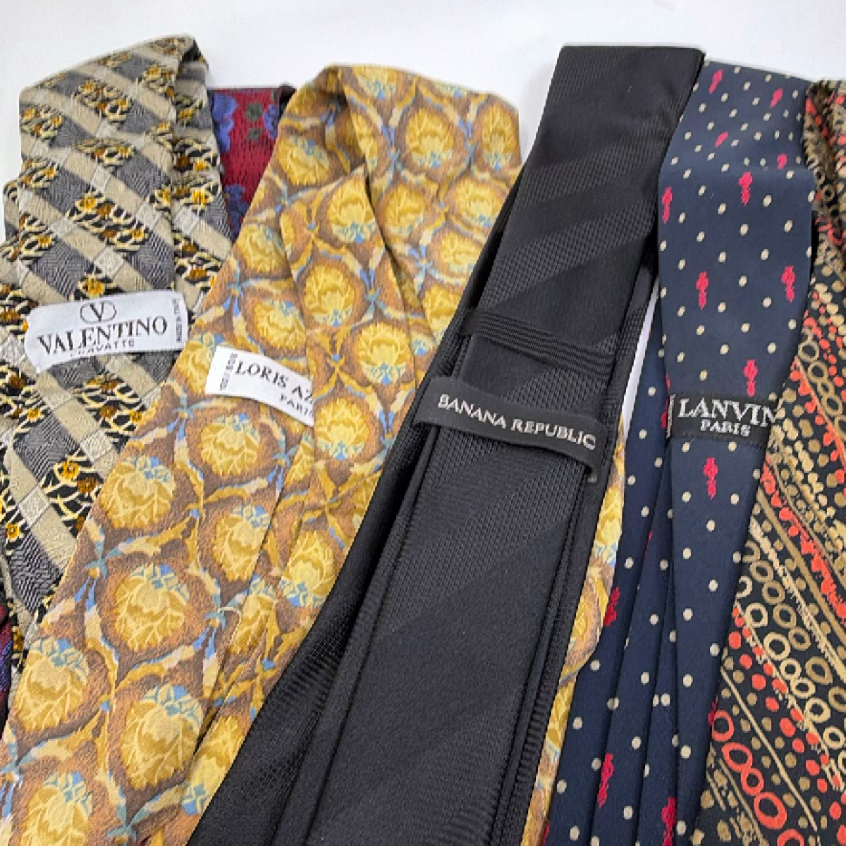 Valentino Patterned Multi Silk Necktie