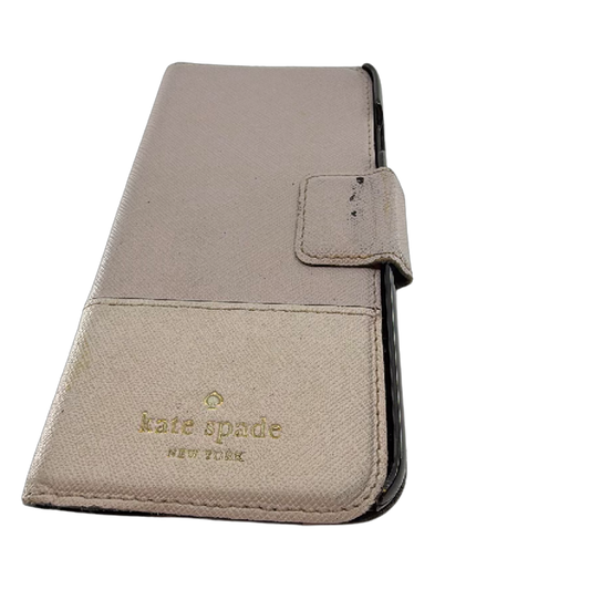 Kate Spade Folio Beige Saffiano Phone Case