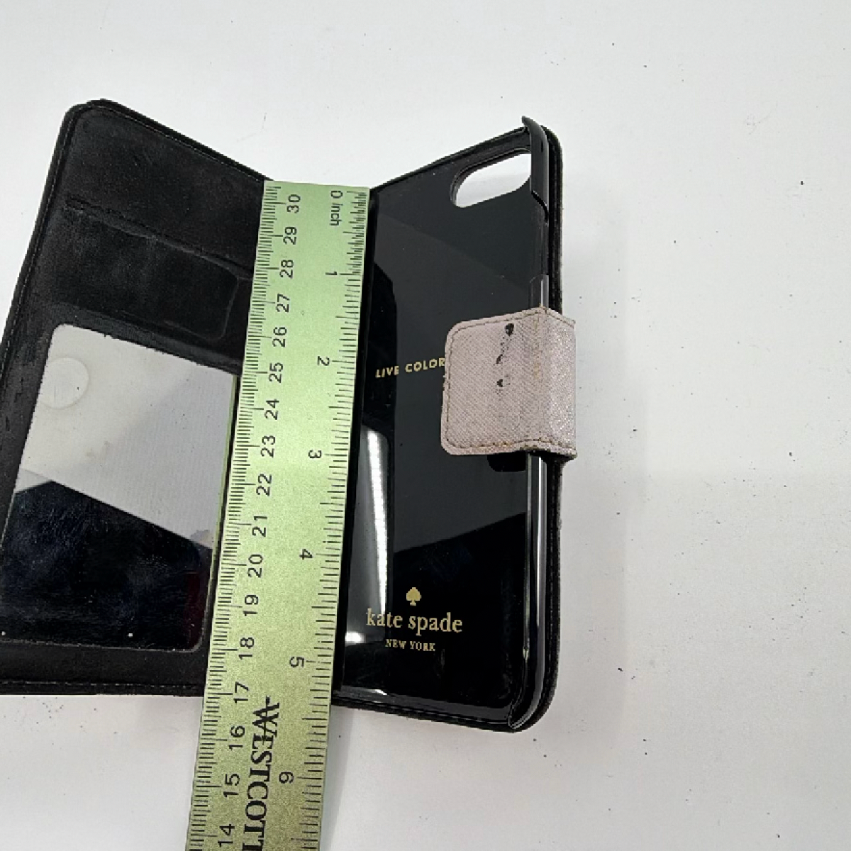 Kate Spade Folio Beige Saffiano Phone Case
