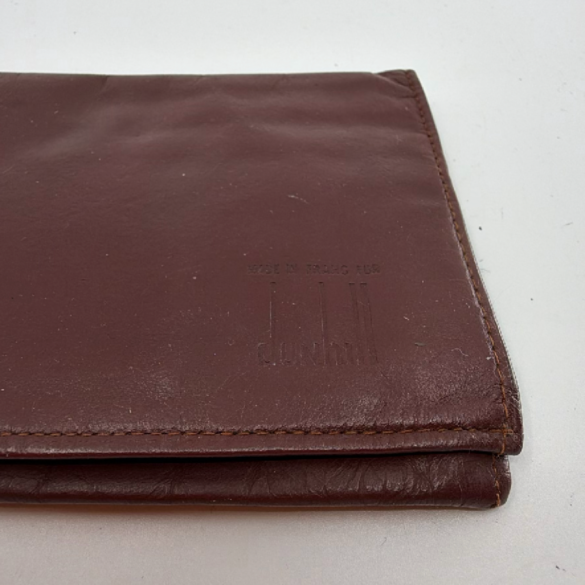 Dunhill Burgundy Leather Wallet