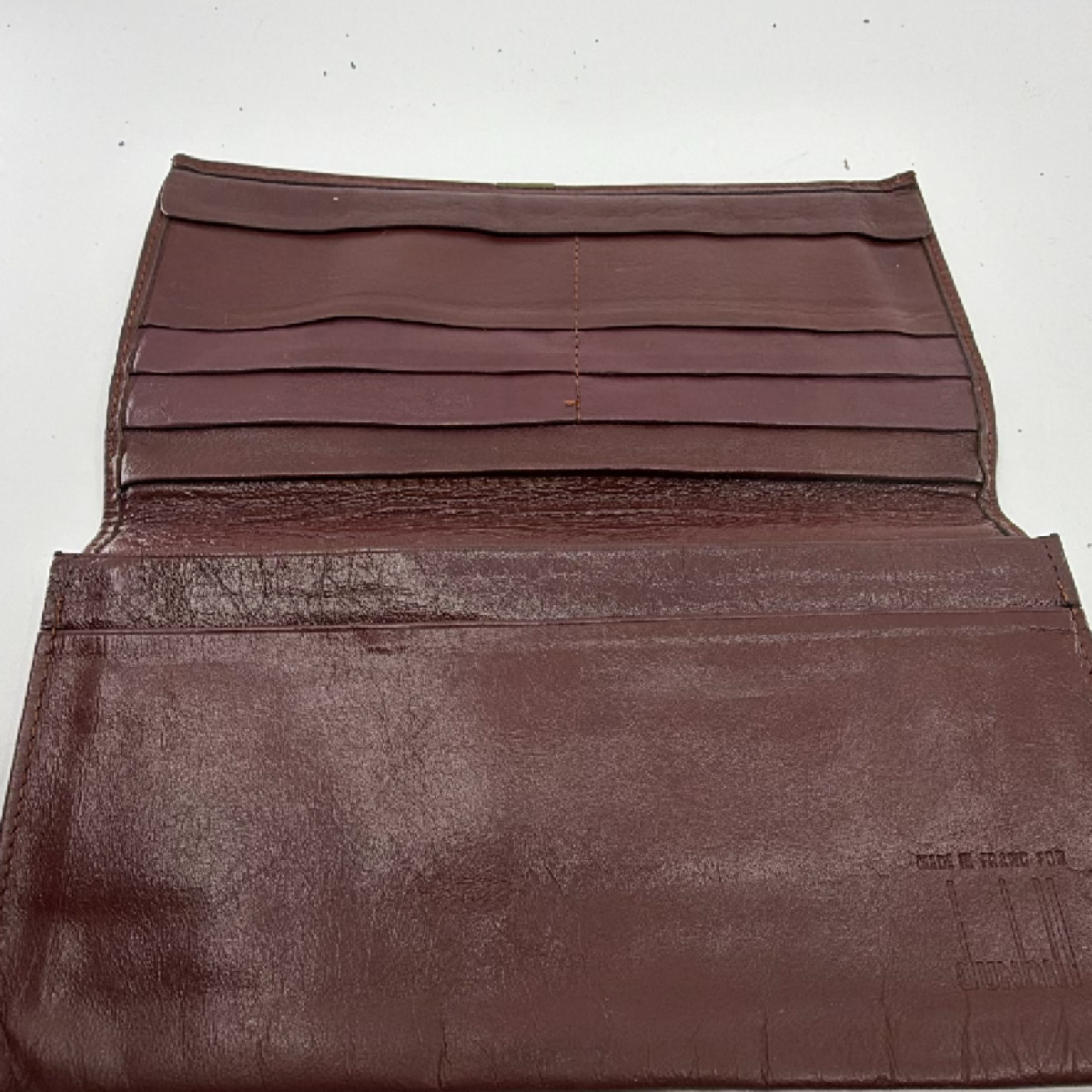 Dunhill Burgundy Leather Wallet