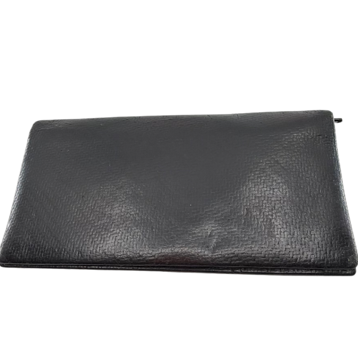 Dunhill Black Textured Leather Long Wallet
