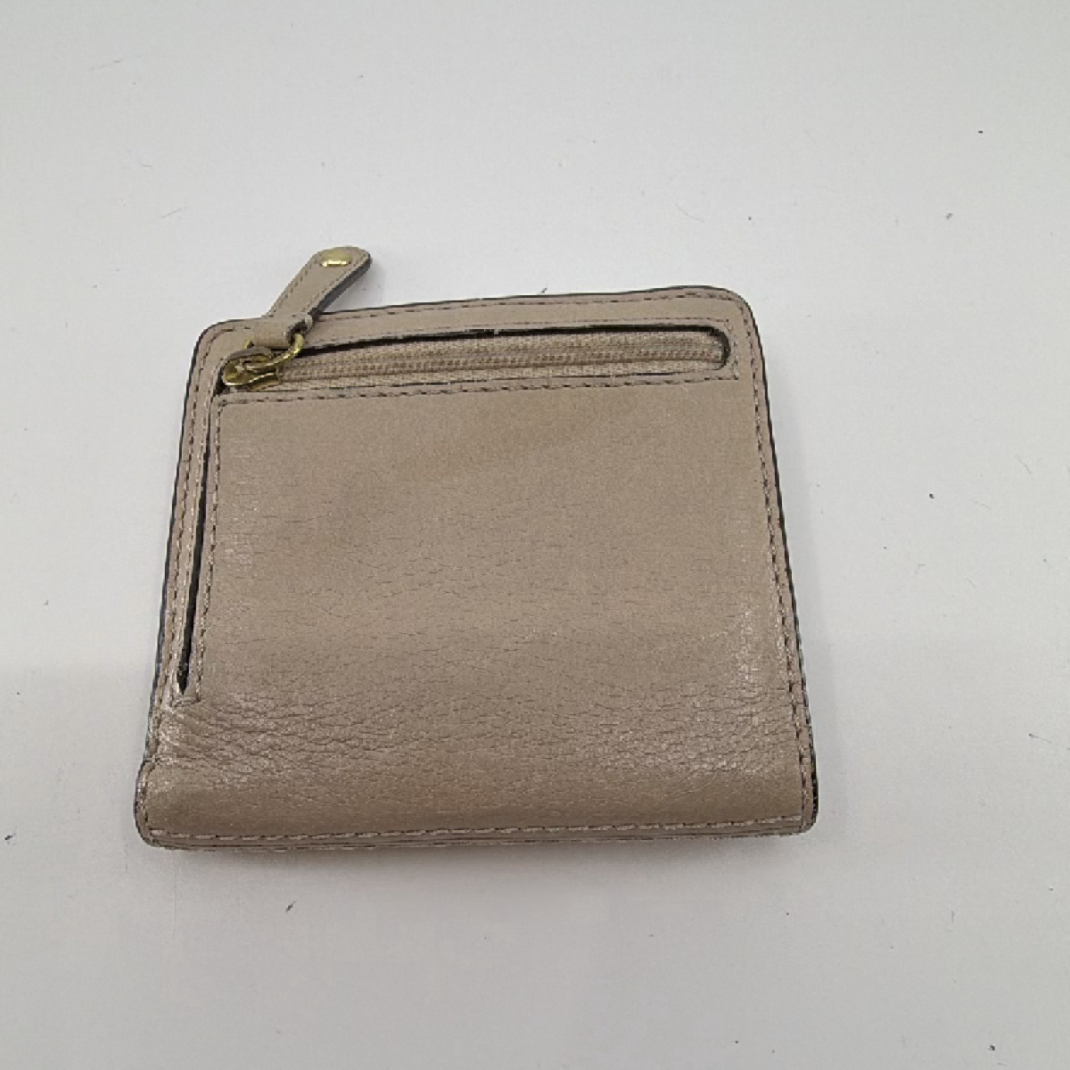 Coach Beige Leather Wallet