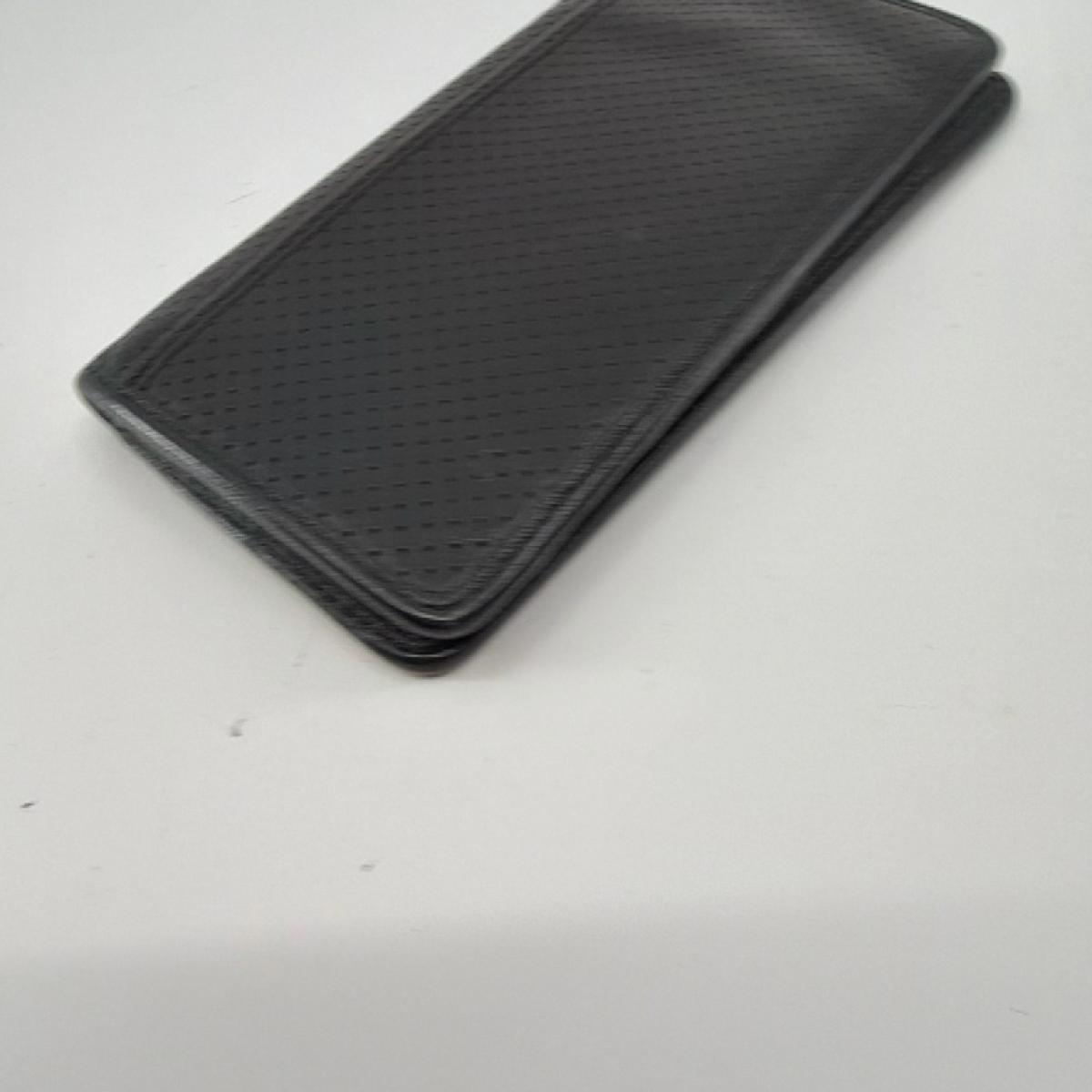 Coach Perforated Black Leather Wallet
