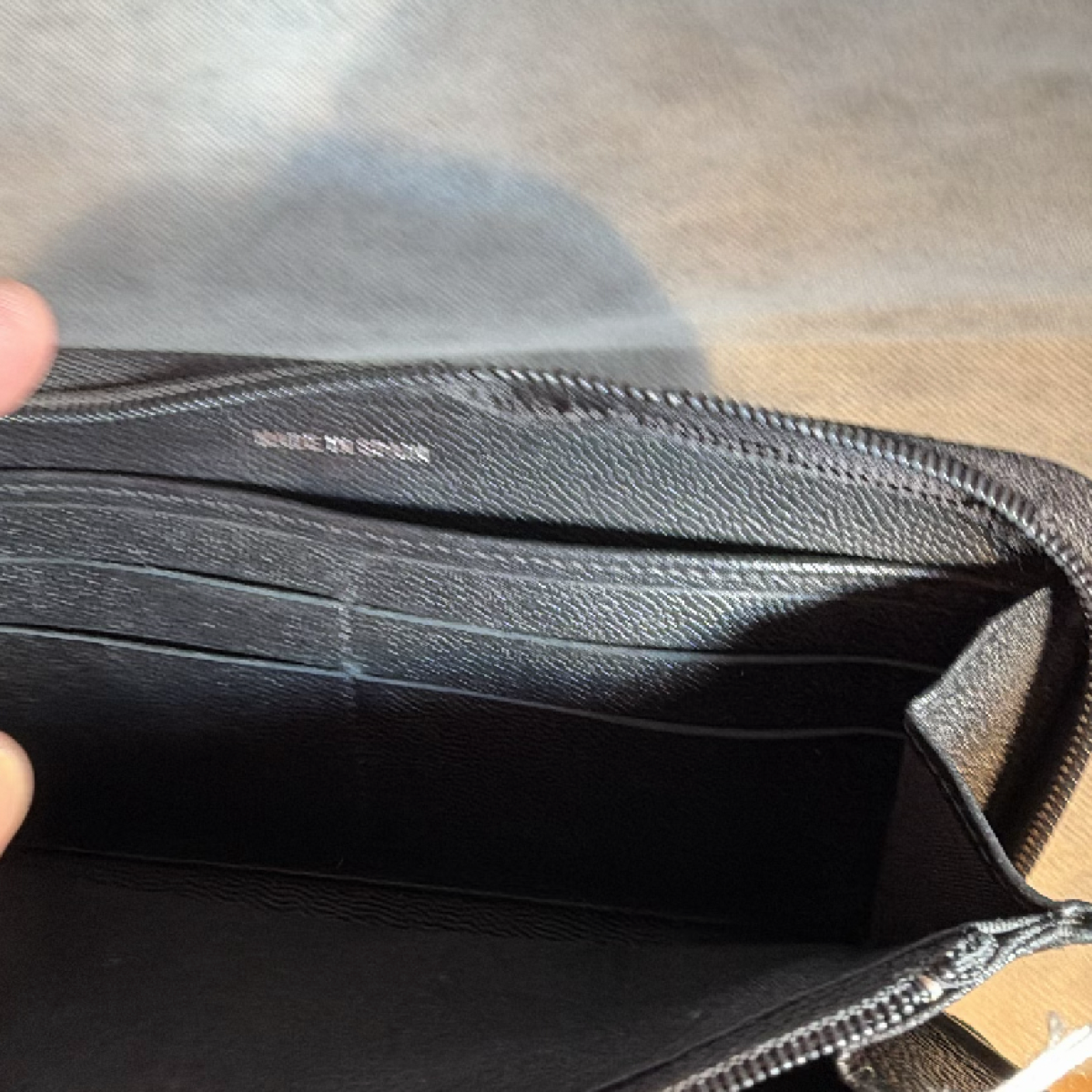 Chanel Classic Zip Around Black Caviar Leather Wallet